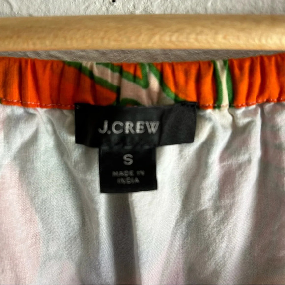 J. Crew Belted midi dress in tropical floral Small belted - Picture 4 of 7